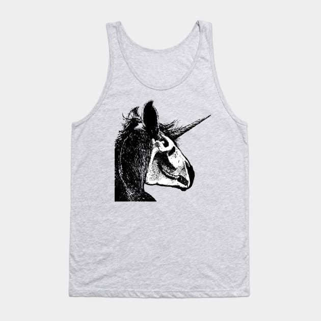 Unicorn Tank Top by vvilczy